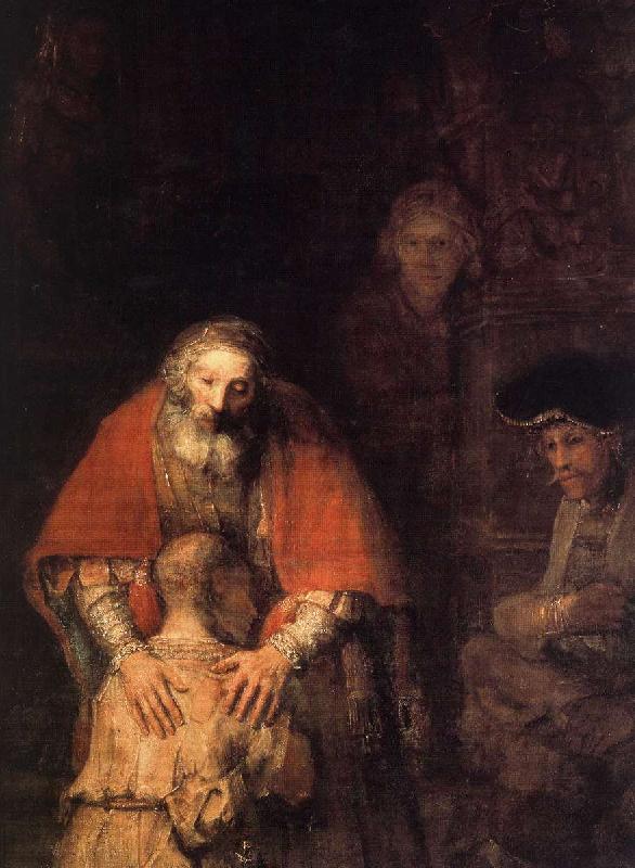 REMBRANDT Harmenszoon van Rijn The Return of the Prodigal Son (detail)